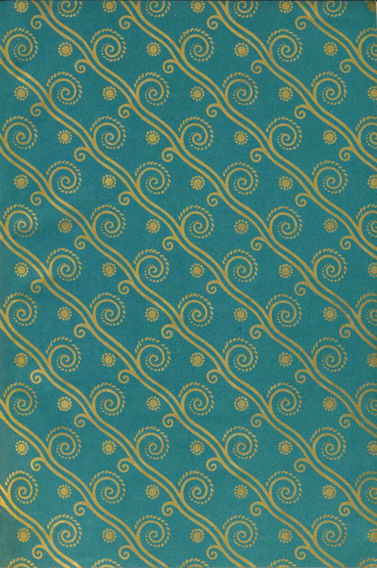 A patterned blank book cover.